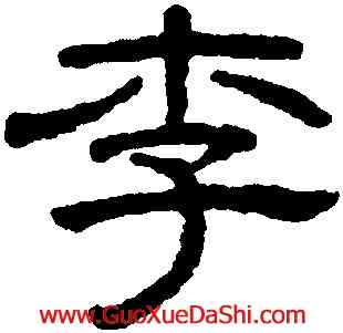 李,王澍,書法字典